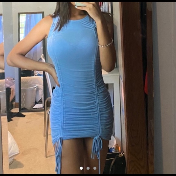 Fashion Nova Drawstring Dress 